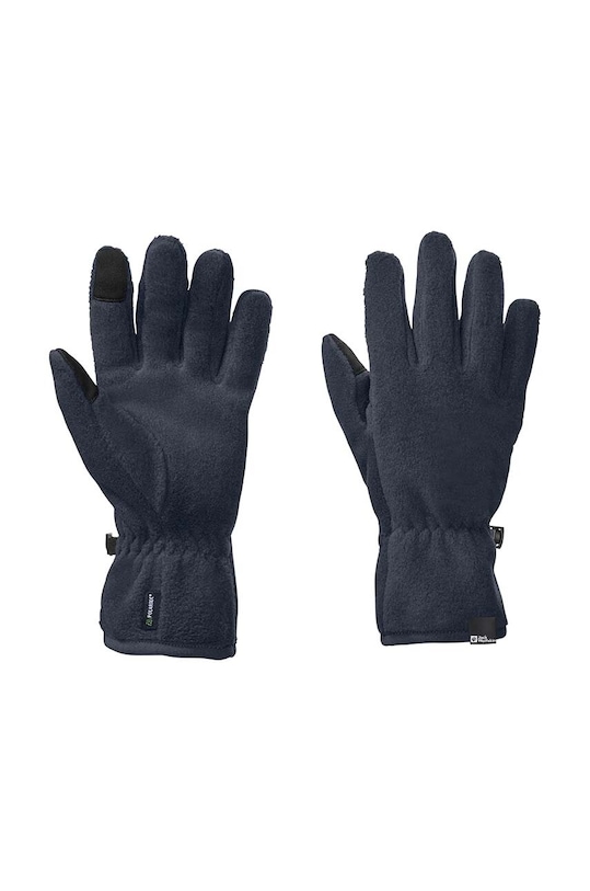 Detské rukavice Jack Wolfskin SPIRIT FLEECE Planet friendly tmavomodrá 1911161