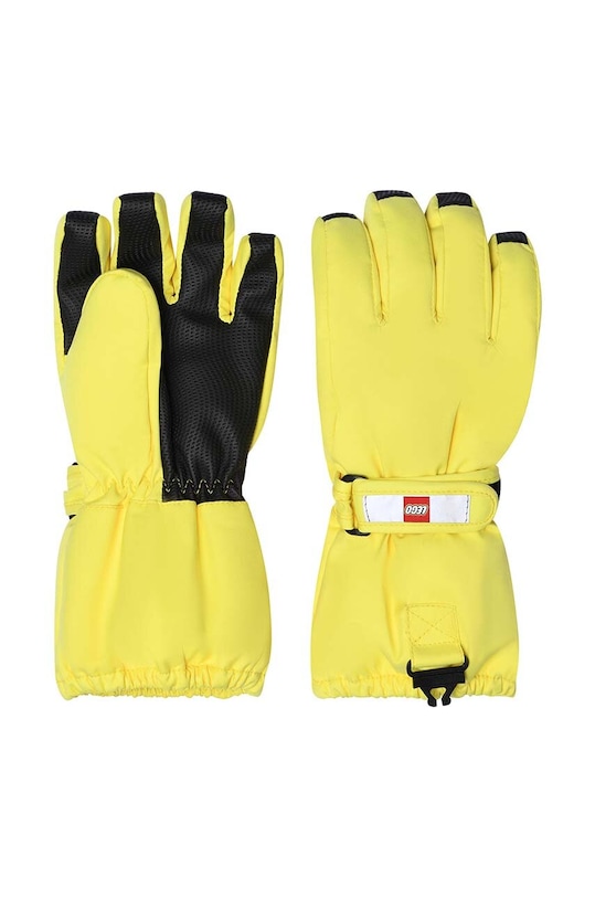 Lego rękawice narciarskie dziecięce 11010250 żółty AW25
