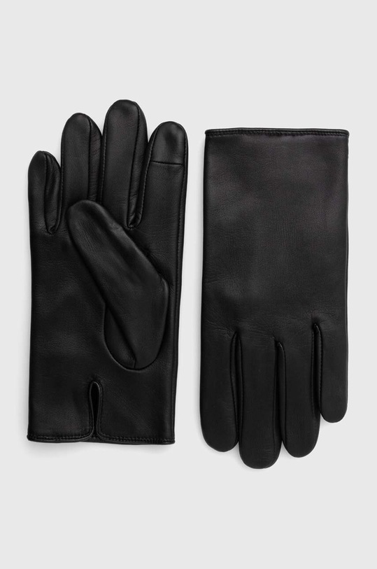 Boss Orange manusi de piele BOSS ORANGE piele negru 50496825