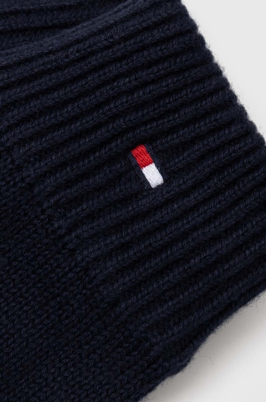 Tommy Hilfiger rękawiczki z domieszką kaszmiru AM0AM11048 granatowy AW23