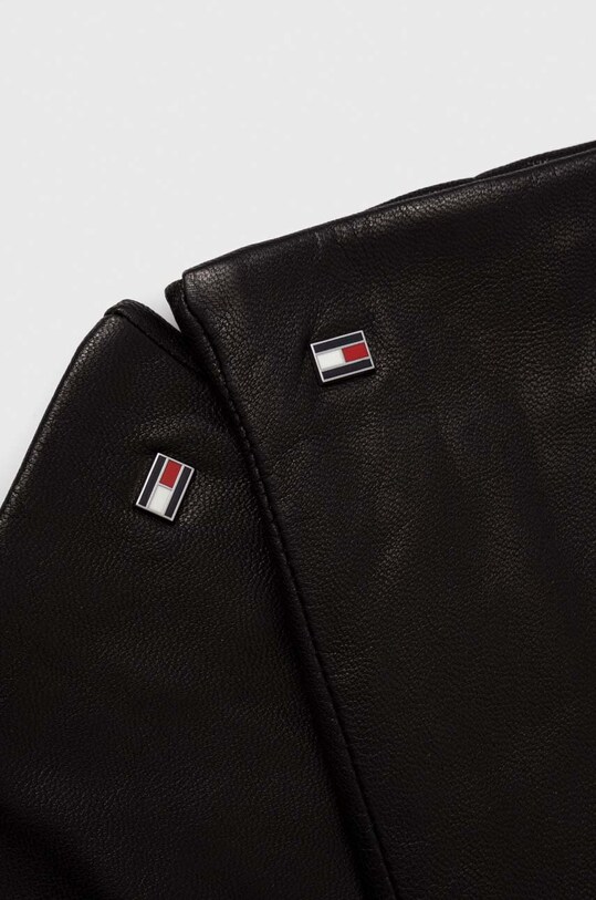 Кожаные перчатки Tommy Hilfiger AM0AM11482 чёрный NC25