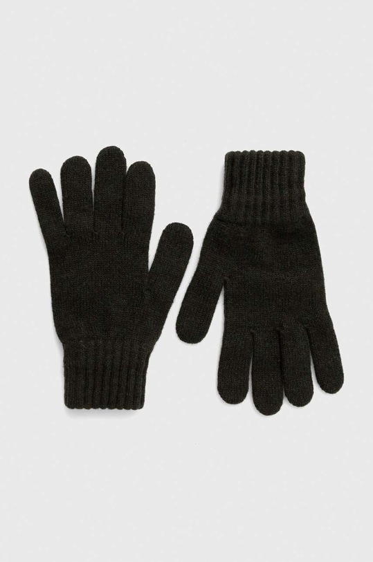 Вълнени ръкавици Barbour вълна зелен MGL0006