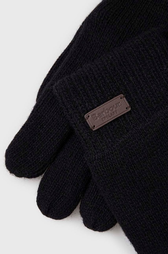 Barbour manusi de lana Carlton MGL0065 negru AW23