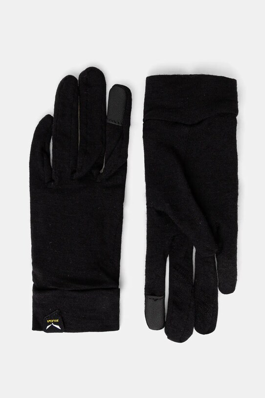 Salewa manusi Cristallo Merino lana negru 00.0000028514