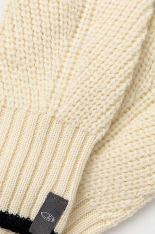 Icebreaker rękawiczki Waypoint IB1048309361 beżowy AW23