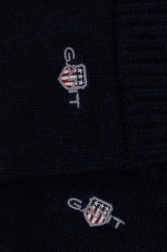 Μάλλινα γάντια Gant 9930003 σκούρο μπλε AW23