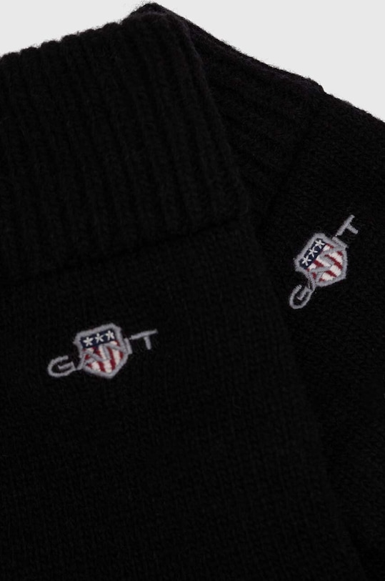 Вълнени ръкавици Gant 9930003 черен AW23