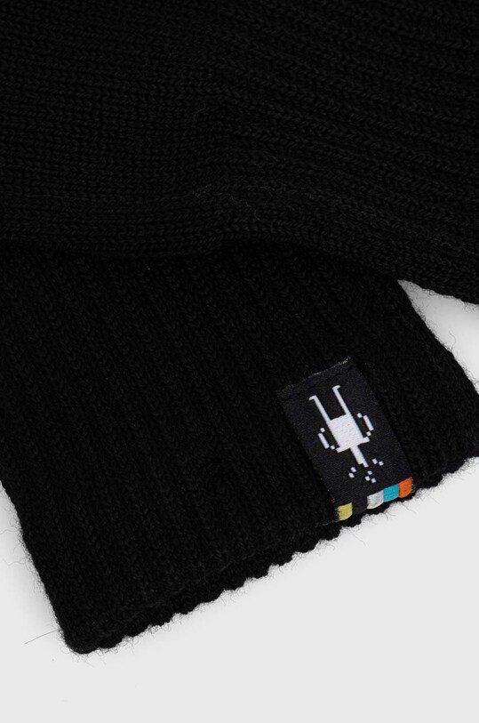 Smartwool rękawiczki Knit SW011480 czarny AW24