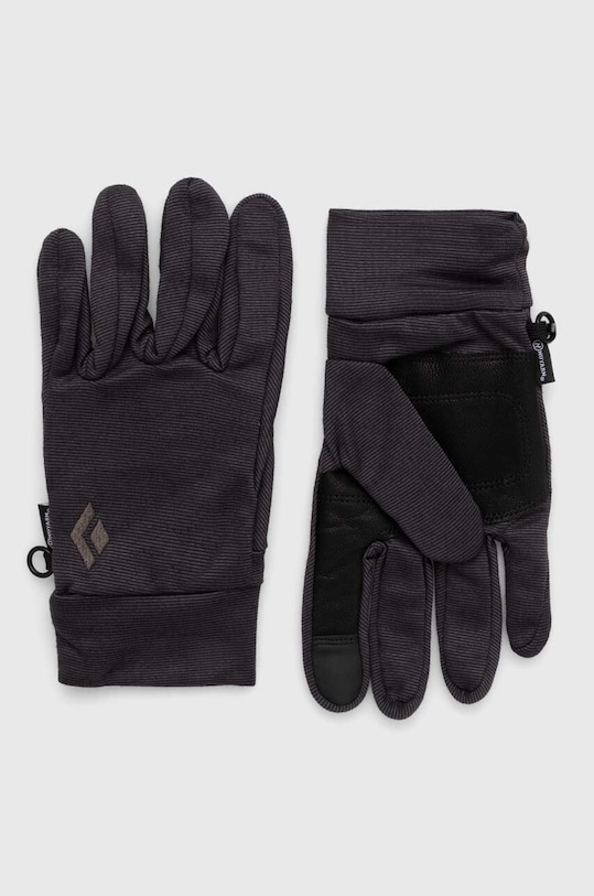 Black Diamond rękawiczki Midweight Wooltech z domieszką wełny czarny BD801007
