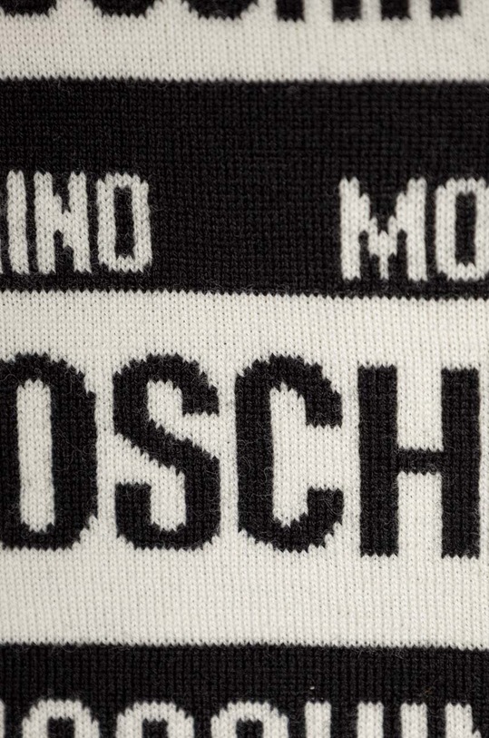 Moschino gyapjú sál M5745.30771 fehér AW23