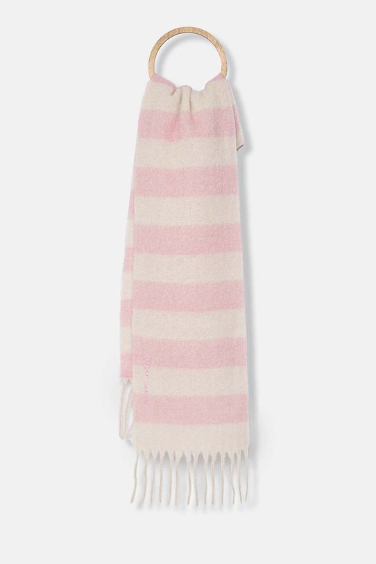 Samsoe Samsoe esarfa de lana lana roz U23300003