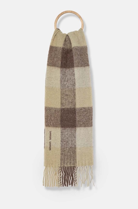 Vlněná šála Samsoe Samsoe vlna vícebarevná U23300003