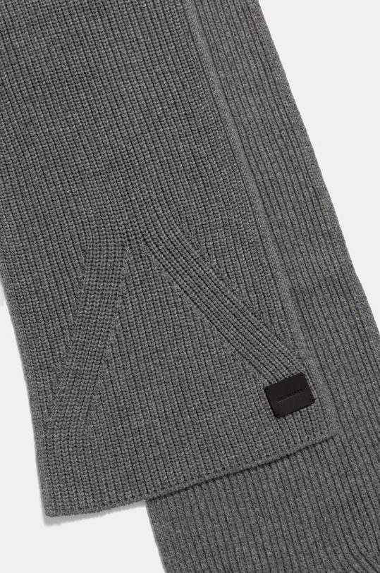 Šátek z vlněné směsi AllSaints AS101347 šedá AW24