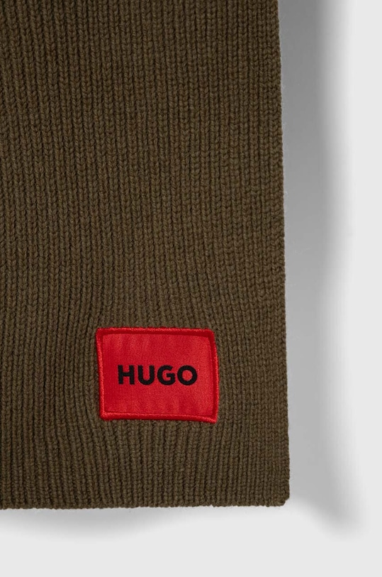 HUGO esarfa de lana 50502605 verde AW24
