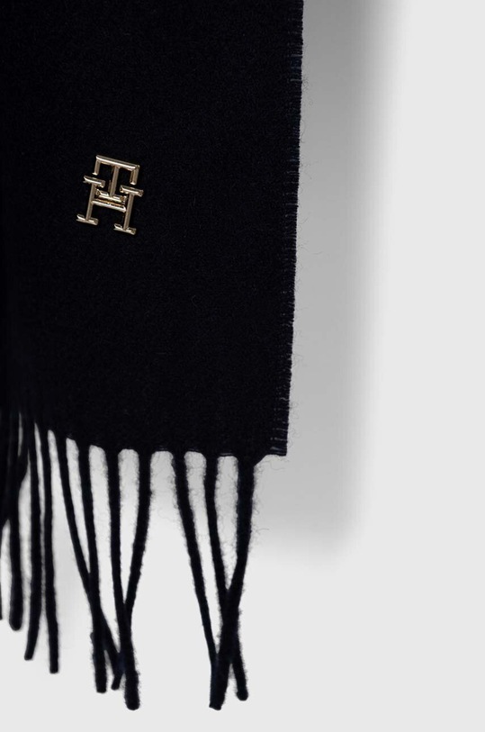 Tommy Hilfiger szalik wełniany AW0AW15349 granatowy AW23