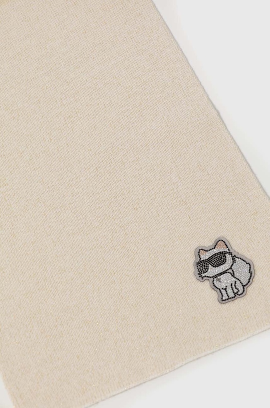 Volnen šal Karl Lagerfeld 236W3302 bež AW24