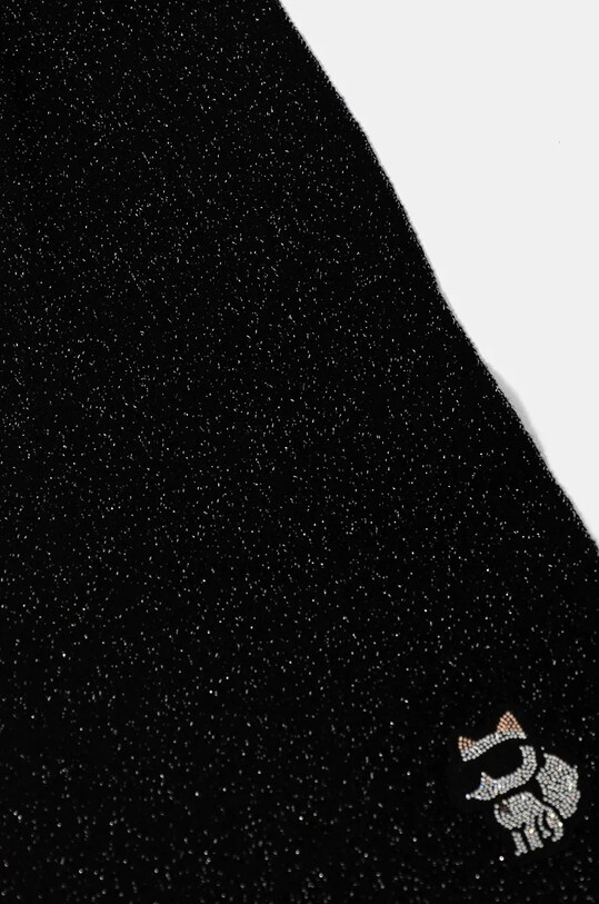 Kratki vuneni šal Karl Lagerfeld 236W3302 crna AW24