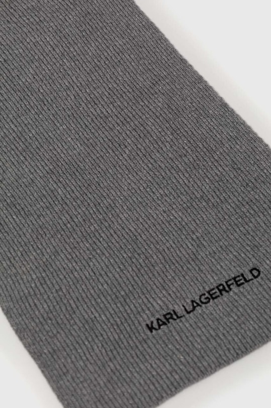 Μαντήλι από μείγμα μαλλιού Karl Lagerfeld 236W3305 γκρί AW23