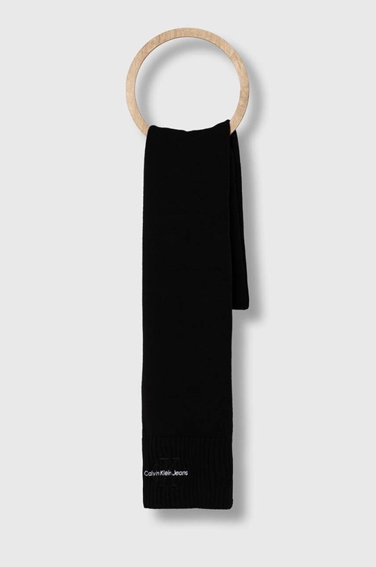 Calvin Klein Jeans szalik bawełniany bawełna czarny K60K611262