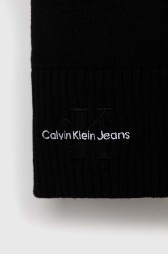 Calvin Klein Jeans szalik bawełniany K60K611262 czarny AW23