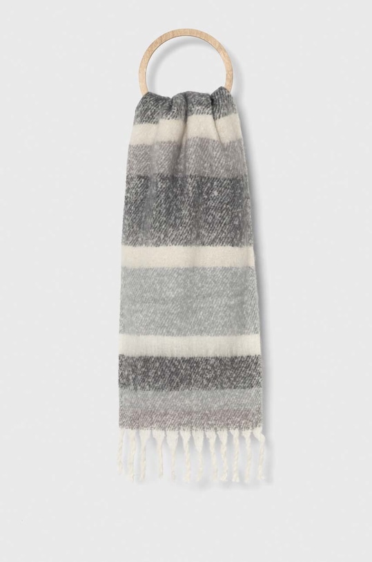 Κασκόλ Abercrombie & Fitch ύφασμα ασημί KI154.3064.915