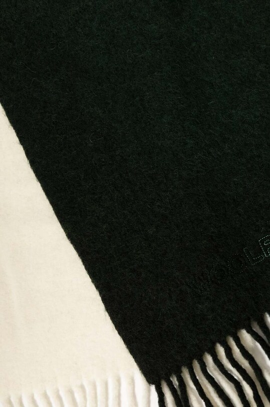 Vlnený šál Woolrich Alpaca Wool Ombre Scarf CFWWAC0174FRUT3552 zelená AW23