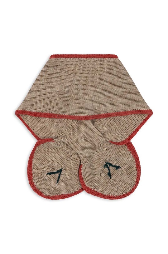 Fete Konges Sløjd esarfa de lana pentru copii KS6481 bej