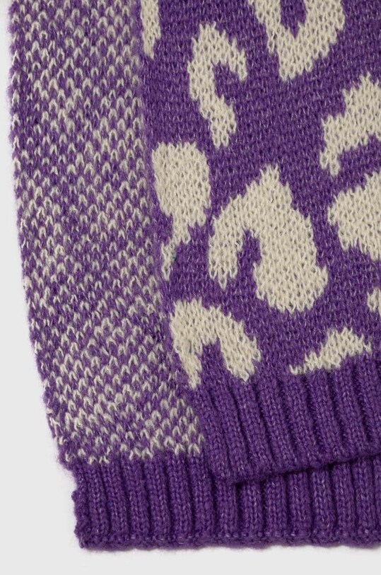 Детский шарф United Colors of Benetton 106QHU007.P.SEASONAL фиолетовой AW23