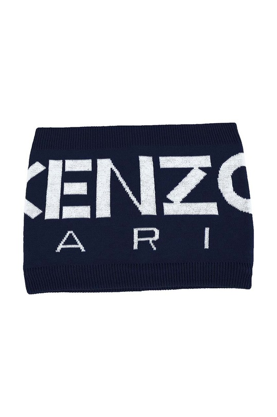 Detský šál komín Kenzo Kids s prímesou vlny modrá K51035.52.54