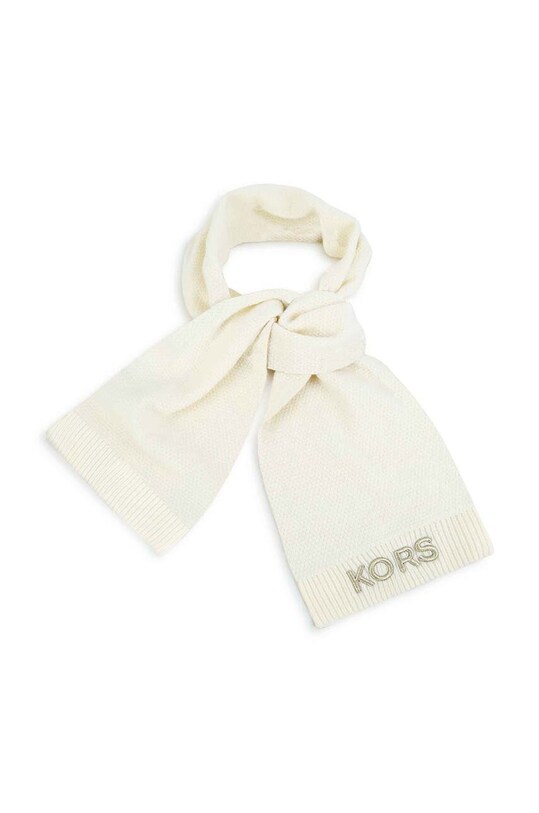 Dječji šal s primjesom vune Michael Kors s dodatkom vune bež R10176