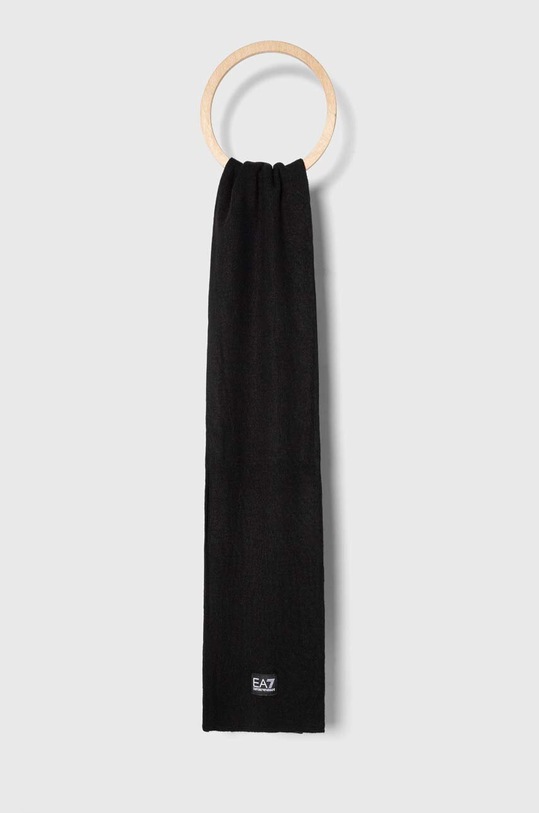 Dětská šála EA7 Emporio Armani tenká černá 245093.3F400