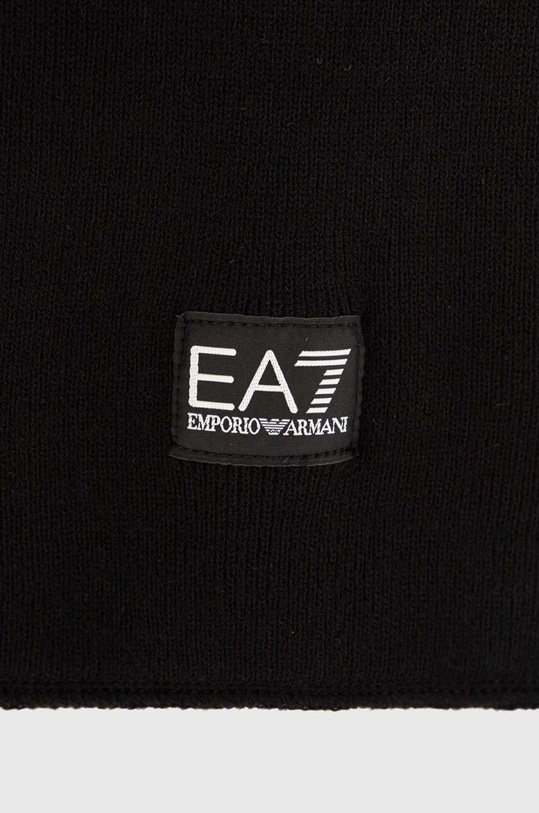 Dětská šála EA7 Emporio Armani 245093.3F400 černá AW23