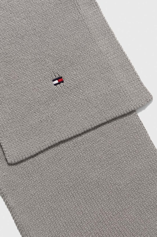 Dětská šála Tommy Hilfiger AU0AU01566.9BYX šedá AW23