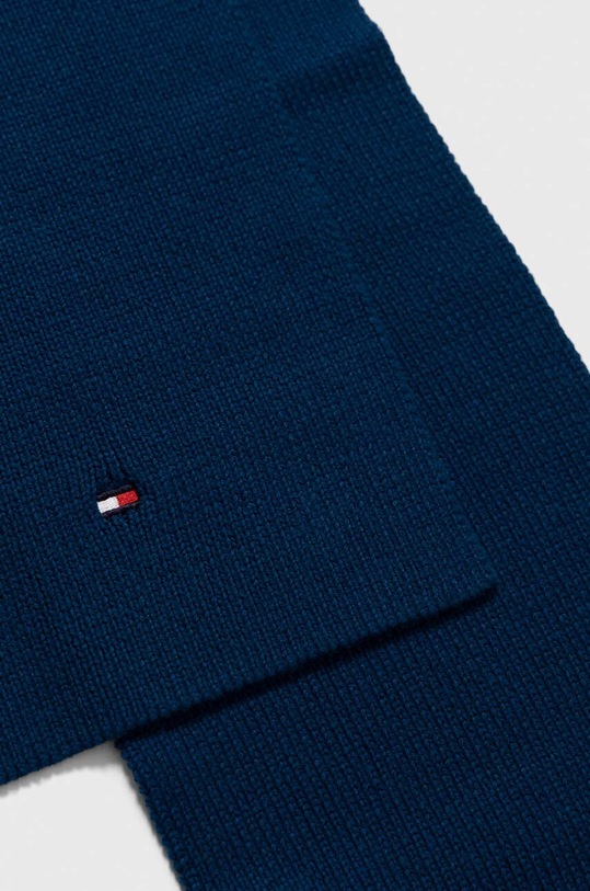 Dječji šal Tommy Hilfiger AU0AU01566.9BYX mornarsko plava AW23