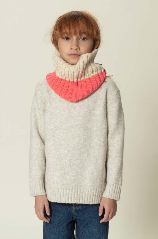 Detský šál komín Gosoaky BEE REAL stredne hrubá oranžová 232.9.2.942