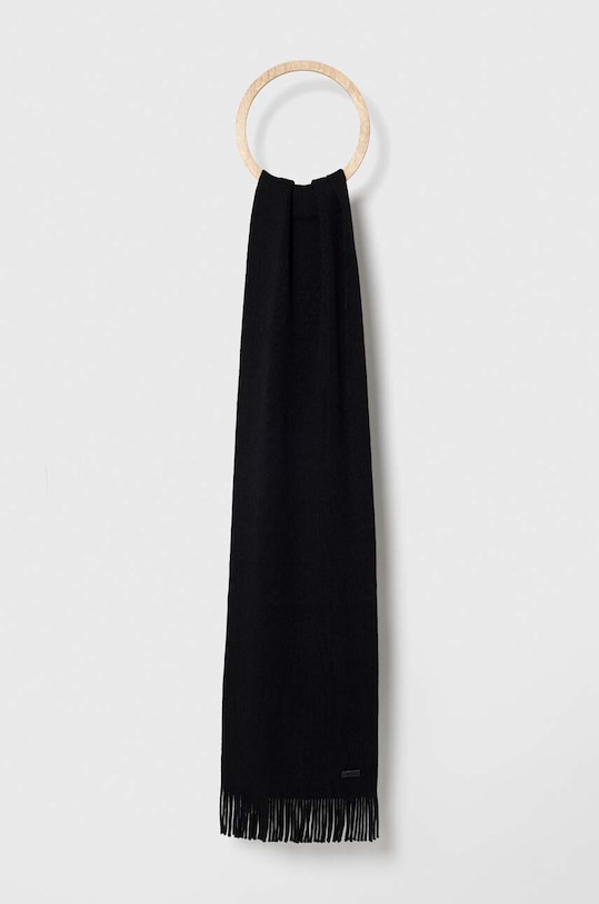Kratki vuneni šal BOSS Planet friendly crna 50495340