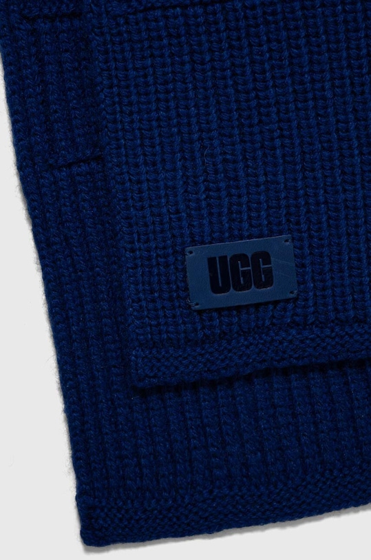 UGG szalik z domieszką wełny 22594. granatowy AW23