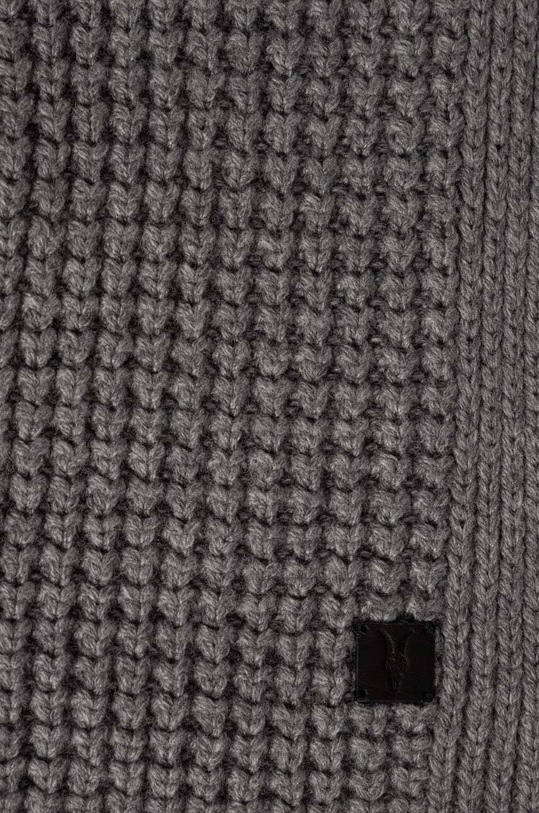 AllSaints szalik z domieszką wełny AS200696 szary AW24