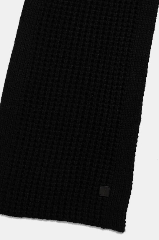 AllSaints szalik z domieszką wełny AS200696 czarny AW24