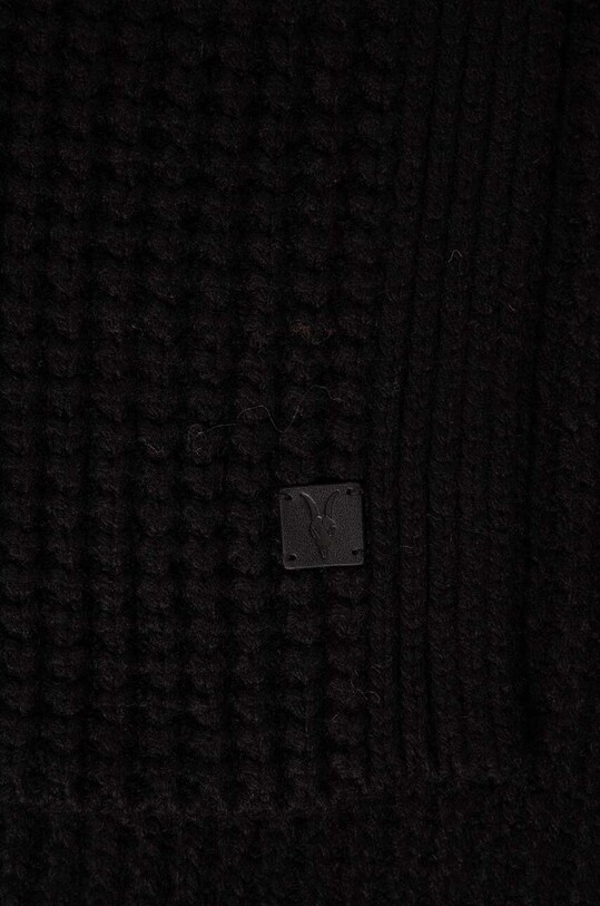 Шарф с примесью шерсти AllSaints AS200696 чёрный AW24
