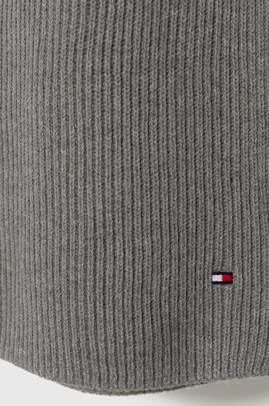 Tommy Hilfiger szalik z domieszką kaszmiru AM0AM11480 szary AW23