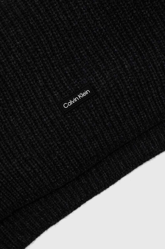 Calvin Klein szalik wełniany K50K510995 szary AW23