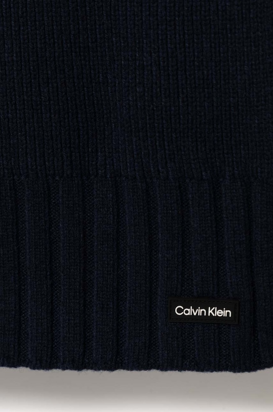 Calvin Klein szalik wełniany K50K511006 granatowy AW23