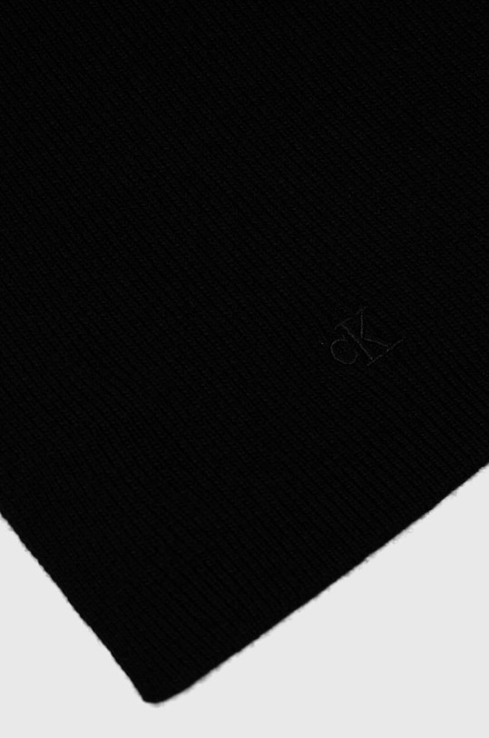 Calvin Klein Jeans szalik z domieszką wełny K50K511173 czarny AW23