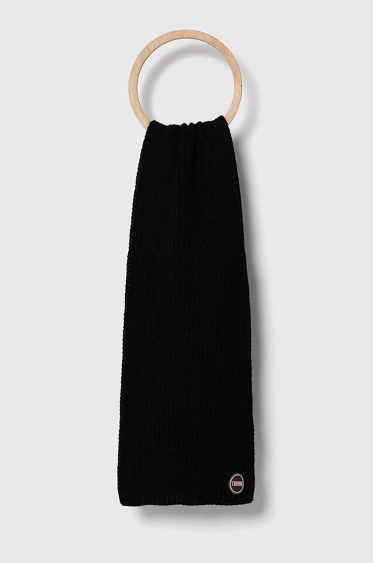 Colmar szalik wełniany dzianina czarny 5298.3QL