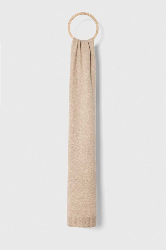 United Colors of Benetton sciarpa in cashemire maglia beige 10K1DU00X.562