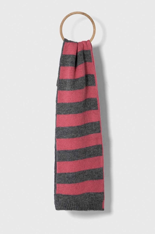 United Colors of Benetton szalik z domieszką wełny dzianina multicolor 1226EU011.69W