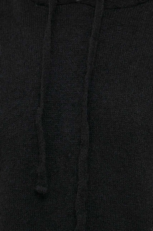 Γιλέκο από μείγμα μαλλιού Sisley 103WMU00L.700 μαύρο