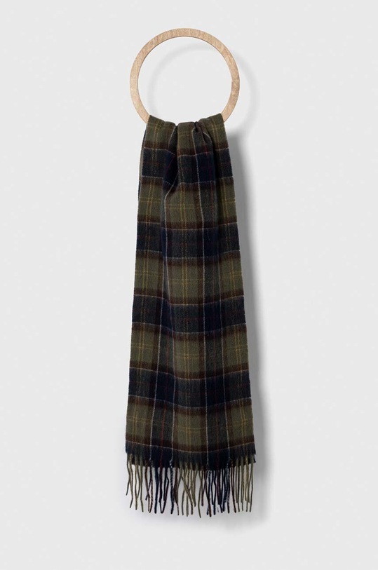 Šátek a rukavice Barbour Tartan Scarf & Glove Gift Set zelená MGS0018