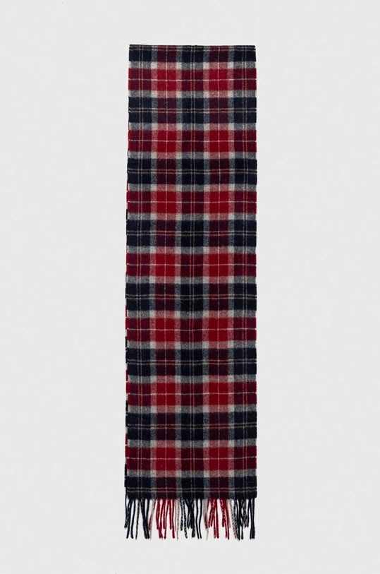 Шерстяной шарф Barbour USC0001 красный AA00